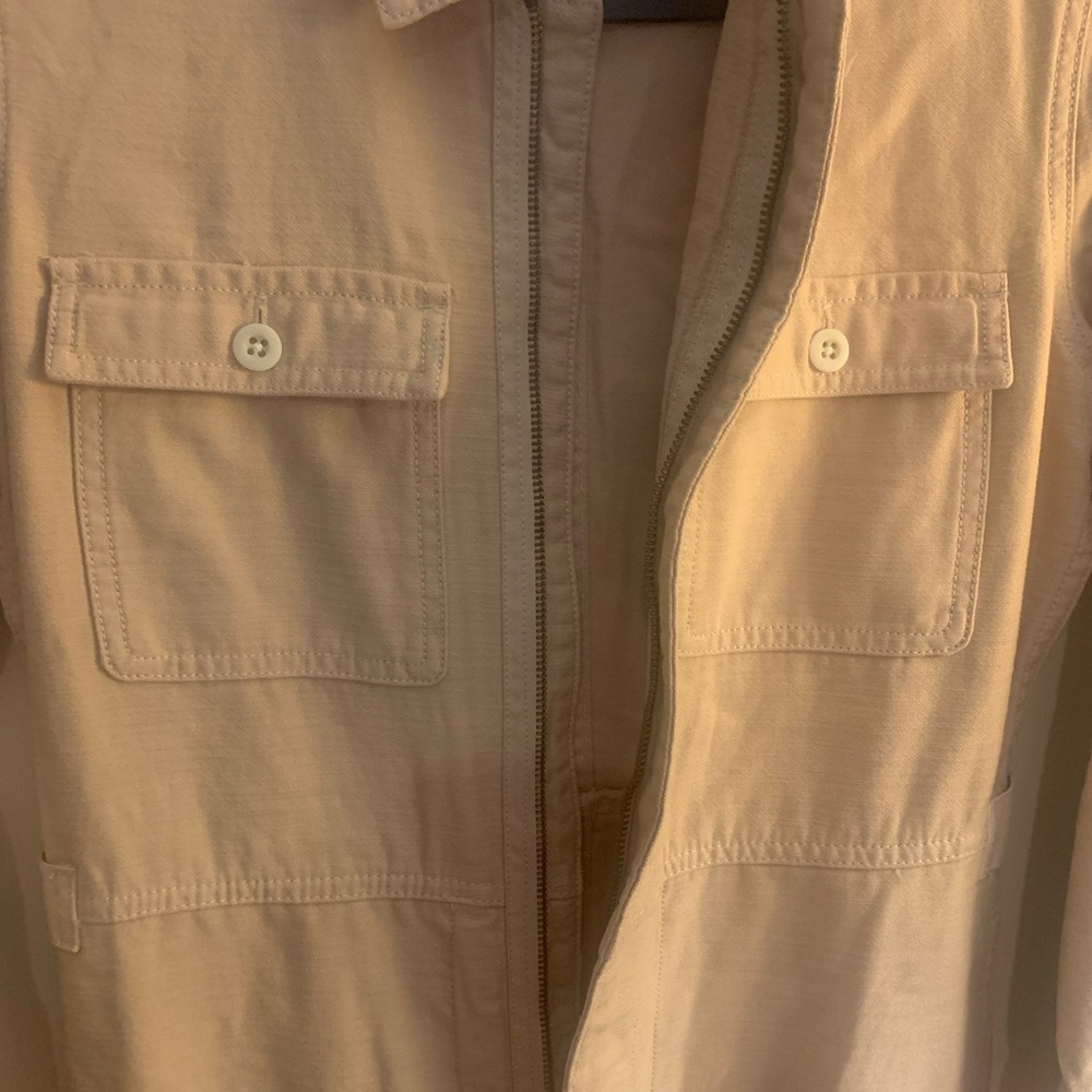 Madewell Jumpsuit with pockets in Beige Sz. XXS - Picture 4 of 8